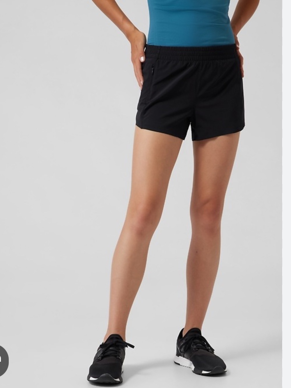 Athleta Girl Heart the Hustle Black Shorts size 14
